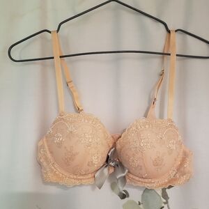 Aerie Lace Push-Up Bra with Bow Detailing